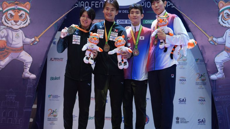 Sports News | Japan's Matsuyama, Kazakhstan's Bakaldina Win Gold on Day 3 in Men's Foil and Women's Epee