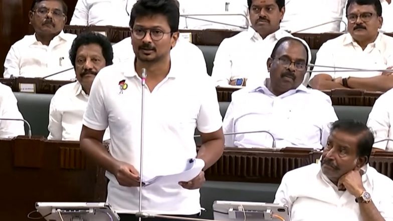 India News | TN Assembly: LoP Udayanidhi Stalin Questions Governance, Raises Issues over Anthem Protocol, Power Cuts, Welfare Schemes
