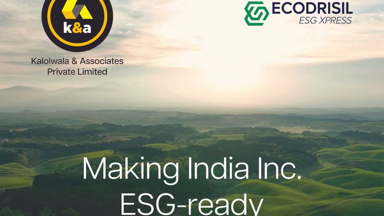Business News | Kalolwala & Associates (K&A) Joins Hands with Travanleo to Leverage Ecodrisil to Advance ESG Reporting for India Inc.