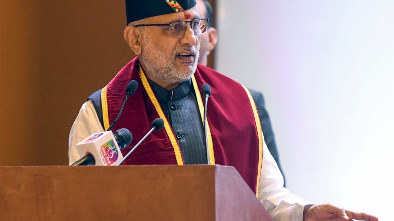 India News | VP CP Radhakrishnan Pays Tribute to Syama Prasad Mookerjee on Balidan Diwas, Hails His Role in India's Unity