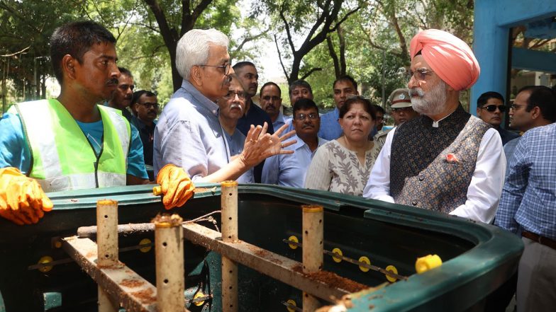 India News | Delhi LG Visits Navjeevan Vihar to Inspect 'Zero Waste Colony' Model