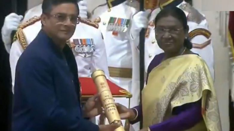 Entertainment News | R. Madhavan Honoured with Padma Shri Award, Wife Sarita, Son Vedaant Accompany Him at Civil Investiture Ceremony