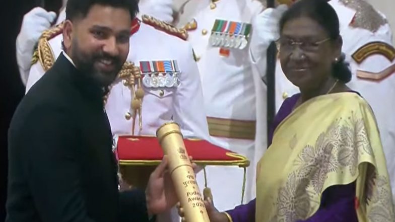 Sports News | Former Indian Skipper Rohit Sharma Conferred Padma Shri