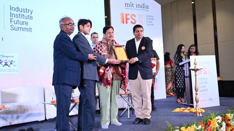 Business News | Skill Development Minister Mangal Prabhat Lodha Lauds MIT India's Project-Based Learning Model at Industry-Institute Future Summit 2026