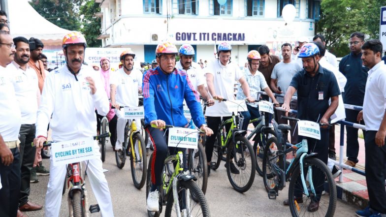 Sports News | Cycling Will Help India Progress Towards Becoming Developed Nation: Sports Minister Mansukh Mandaviya