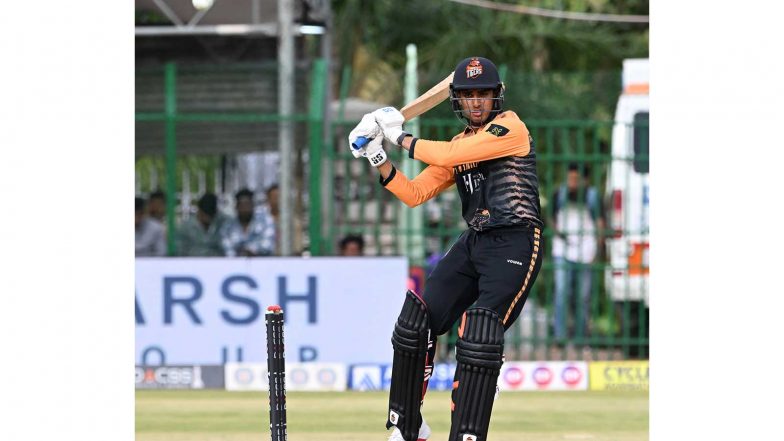 Sports News | Maharaja Trophy KSCA T20: Skipper Aneeshwar Gautam Leads Hubli Tigers to Commanding 7-wicket Win