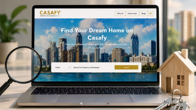 Business News | Casafy Realty LLP Launches Casafy.in, a Buyer-Focused Residential Property Portal