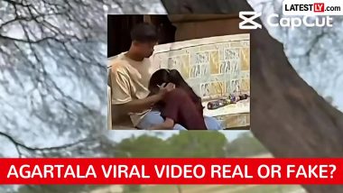 Agartala Viral Video: Couple Caught on Camera Engaging in S*x Acts at Eco Park; Obscene Clip Real or AI?