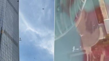 Beijing Plane Crash: Light Aircraft Crashes Into 1,732-Foot CITIC Tower, Videos Surface