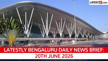 Bengaluru Latest News Today on June 20th, 2026: Power Cuts, NEET Security & Startup Hub