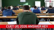 CUET UG 2026 Answer Key Released at cuet.nta.nic.in, Challenge Window To Close on June 11