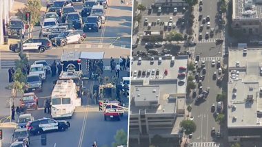 Chase Bank Bomb Threat in California: Standoff Underway After Threat Reported at Bank in Bakersfield; 1 Hostage Released (Watch Videos)