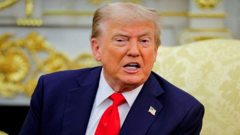 'A Wall To No Nuclear Weapon!': Donald Trump Claims Iran Nuclear Deal to Be Signed Tomorrow, Says Strait of Hormuz Will Reopen Immediately