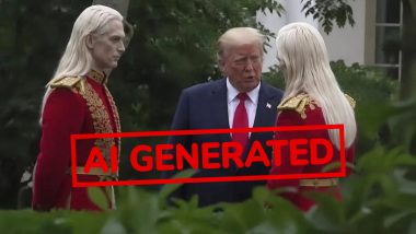 Did Donald Trump Meet King's Guard of Norway in Leaked Photo? Fact Check Reveals Viral Picture Is AI-Generated