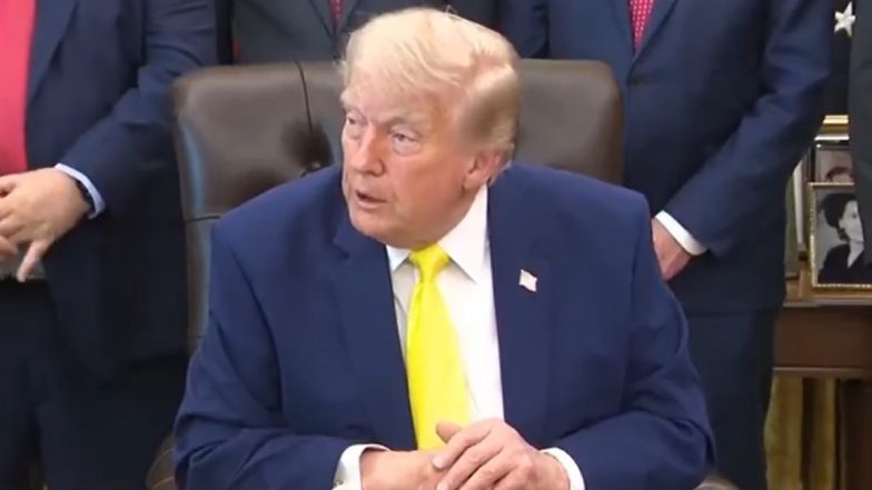 &lsquo;We&rsquo;re Going To Make a Deal&rsquo;: Donald Trump Speaks on India-US Trade Agreement, Calls PM Narendra Modi &lsquo;Good Friend&rsquo; (Watch Video)