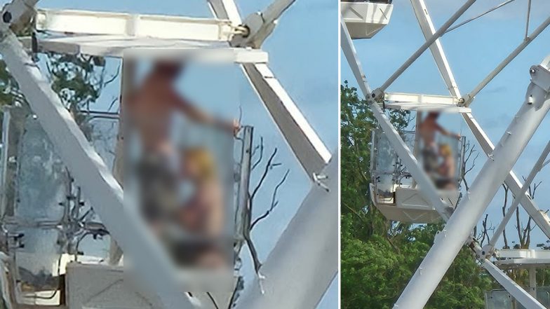 Leicestershire Viral Video: Cops Launch Hunt After Couple Caught on Camera Having S*x Inside Ferris Wheel at Download Festival in UK