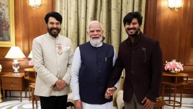 'An Absolute Privilege': Dulquer Salmaan Meets PM Narendra Modi as Mammootty Receives Padma Bhushan