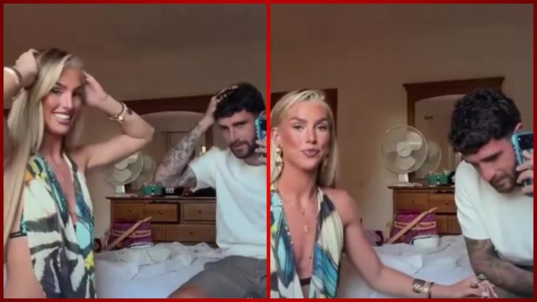 Marcos Senesi's Girlfriend Kelci-Rose Bowers Captures Heartfelt Argentina FIFA World Cup 2026 Call-Up Reaction During Holiday (Watch Video)