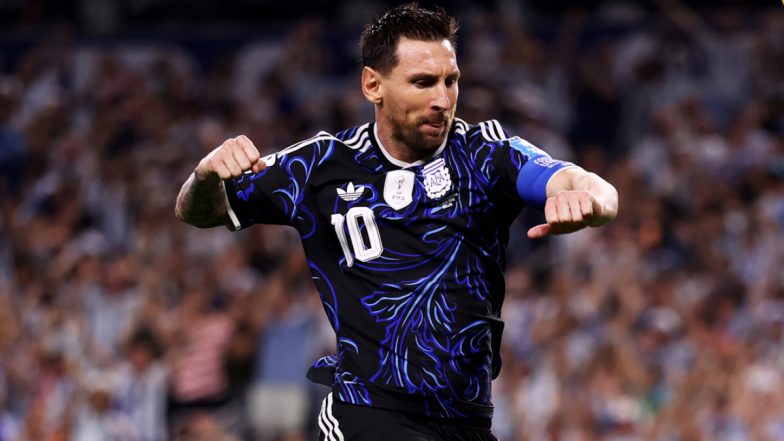 Lionel Messi Becomes First Player to Score in Seven Consecutive World Cup Matches, Achieves Feat During Jordan vs Argentina FIFA WC 2026