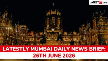 Mumbai Latest News Today on June 26th, 2026: Train Murder, Monsoon Alert & BMC Initiatives