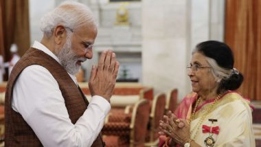 Suman Kalyanpur Dies: PM Narendra Modi Condoles Legendary Playback Singer&rsquo;s Demise, Says Her Melodious Voice Enriched Cultural World