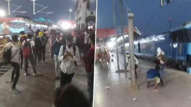 Patna Student Protests: East Central Railway Runs Special Trains for Exam Candidates in Bihar As Stone-Pelting at Patliputra Station Disrupts Train Operations