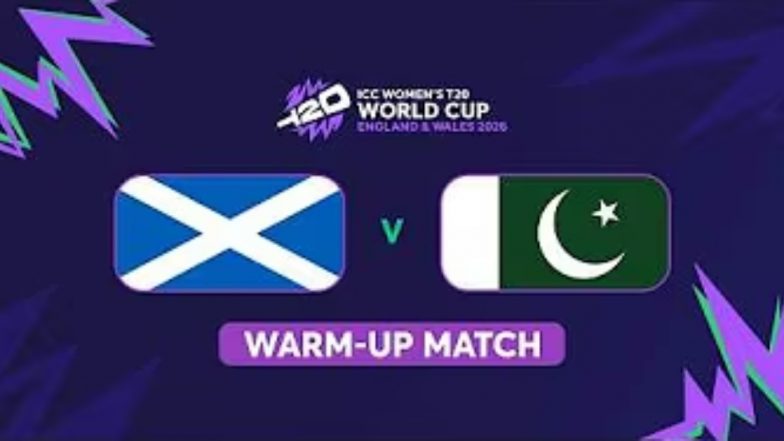 Scotland vs Pakistan Warm-Up Match Free Live Streaming: Watch SCO-W vs PAK-W ICC T20 World Cup 2026 Practice Match Online