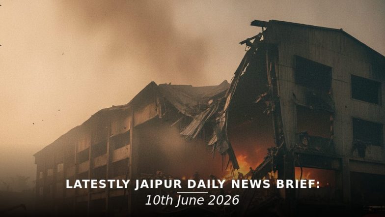 Jaipur Latest News Today on June 10th, 2026: Factory Blast Aftermath, CM's Prayers &amp; New Resort
