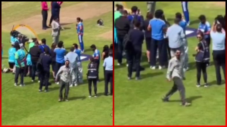 Virat Kohli Lookalike Spotted Jumping in Joy at Toss During IND-W vs PAK-W Women's T20 World Cup 2026, Video Goes Viral