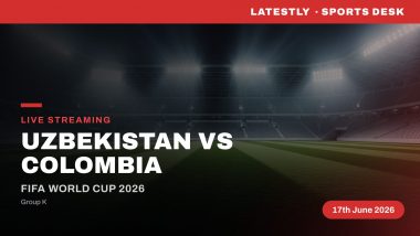 How to Watch Uzbekistan vs Colombia Live Streaming and TV Telecast: FIFA World Cup 2026 Group K Match Online and on TV