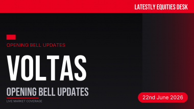 Voltas Opening Bell Updates: Share Price Up 4% on Record AC Sales