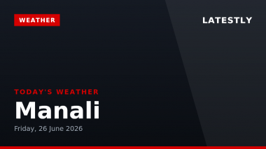 Manali Weather Forecast & Update for Today, Friday, 26 June 2026: Expect Moderate Showers and Drizzle, High of 25&deg;C