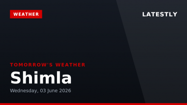 Shimla Weather: Heavy Rain Forecast for June 3, 2026 | Latest Update
