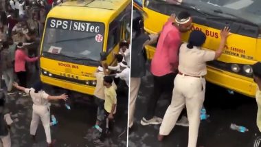 Monika Shukla Viral Video: Bhopal ACP Stands Before Moving Bus During Farmers&rsquo; Protest, Says &lsquo;Did My Duty, Wasn&rsquo;t Scared&rsquo;