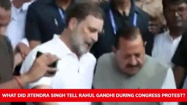 What Jitendra Singh Told Rahul Gandhi During Congress Protest Outside PM Narendra Modi&rsquo;s Residence