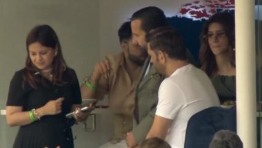 MS Dhoni and Wife Sakshi Dhoni in Attendance at Lord&rsquo;s for IND vs ENG 3rd ODI 2026 (Watch Video)