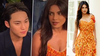 SEVENTEEN&rsquo;s Mingyu and Priyanka Chopra&rsquo;s Interaction at Dior Show Goes Viral; Ashley Park and Arden Cho React to Desi Girl&rsquo;s Flame Dress Look (Watch Videos)