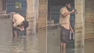 social-viral-Nalasopara Viral Video: Tea Vendor Caught Washing Kettles in Dirty Rainwater Near Railway Station