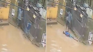 Ghaziabad: Man Dies of Electrocution While Walking Through Waterlogged Road; Disturbing Video Surfaces