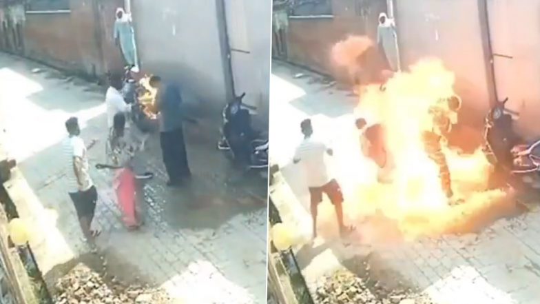 Tarn Taran Horror: Man Burned Alive by Brother-in-Law, Woman Dies While Trying To Rescue Him; Disturbing Video Surfaces