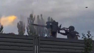 Viral Video Shows Russian Anti-Drone Drill Go Wrong As Soldier Is Flung From Machine Gun