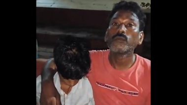 Child Falls From Train No 14261 Gaya Jn to Lucknow Ekta Express, Safely Reunited With Family at Babatpur (Video)