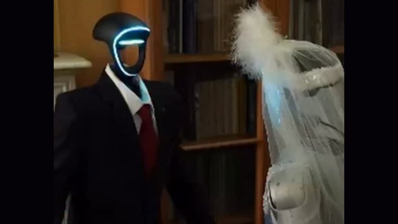 Robert and Matilda Wedding: Russia Hosts World's 1st Symbolic Wedding Between 2 Humanoid Robots&nbsp;(Watch Viral Video)