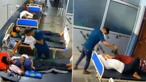 Badaun Hospital Theft Caught on CCTV: Thief Steals Patients' Mobile Phones While They Sleep (Video).