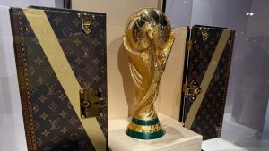 sports-Louis Vuitton Unveils FIFA World Cup 2026 Trophy Trunk Ahead of Spain vs Argentina Final