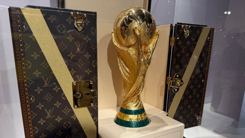 Louis Vuitton Unveils FIFA World Cup 2026 Trophy Trunk Ahead of Spain vs Argentina Final