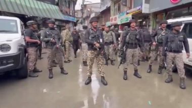 Anantnag Terror Attack: Cop On Amarnath Yatra Duty Shot Dead at Lal Chowk (Video)