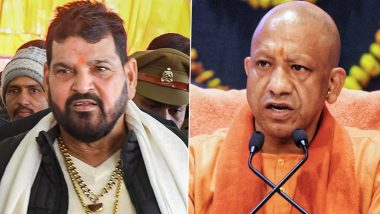 Brij Bhushan Singh Rejects CM Yogi Adityanath&rsquo;s Claim, Says Namaz Was Never Offered at Hanumangarhi (Watch Video)