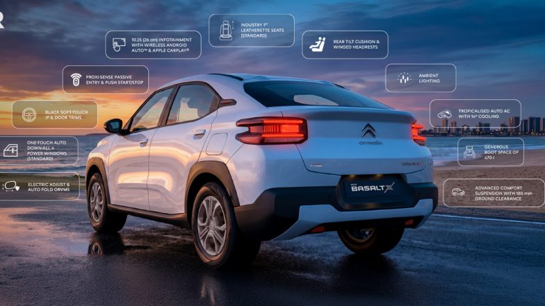 Citroen Basalt X Comfort Edition Price in India, Specifications and Features Revealed