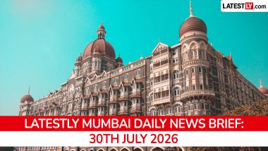 Mumbai Latest News Today on July 30th, 2026: FDA Crackdown, Anti-Drug Drive & Exam Leaks